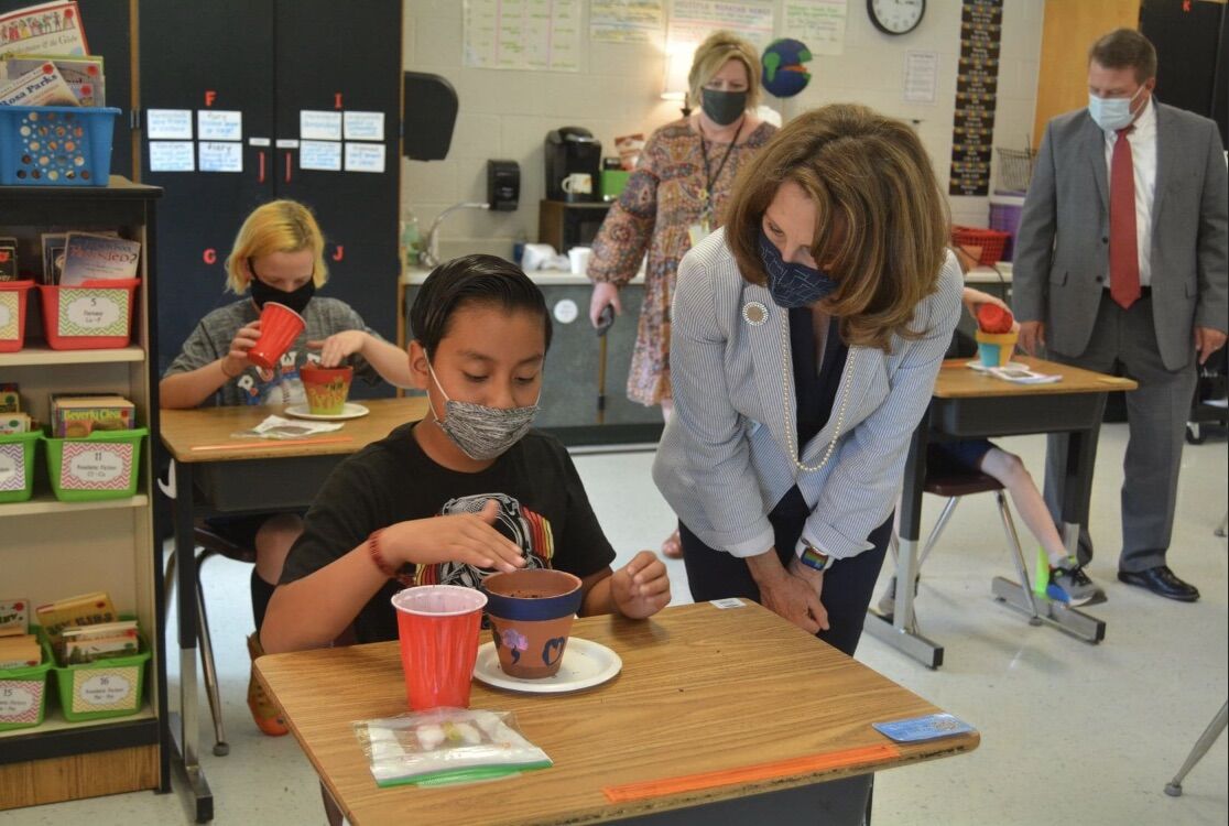 State officials visit local school for teacher appreciation week